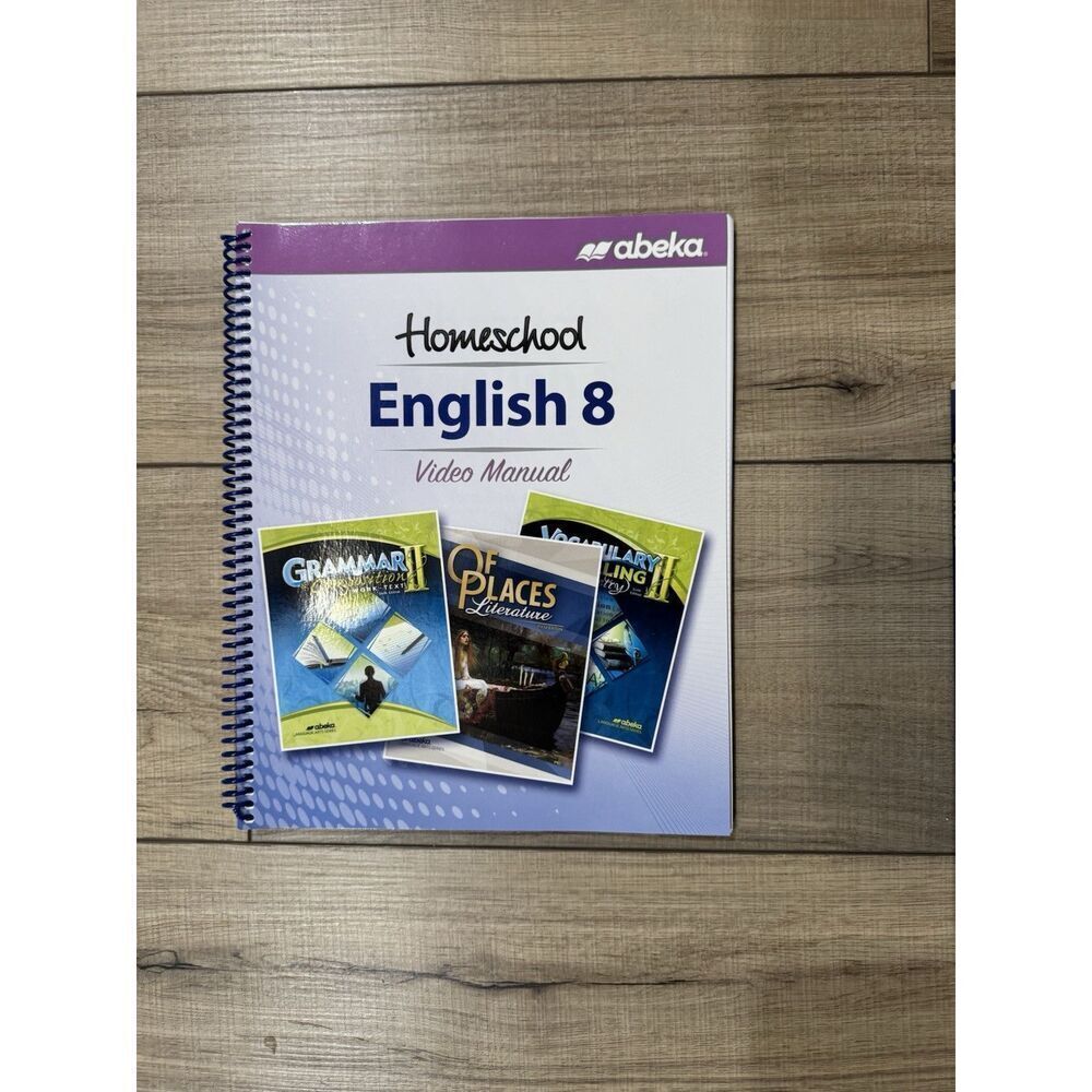 ABeka 8th Grade English Video‎ Manual Lesson Plans 8 Brand New